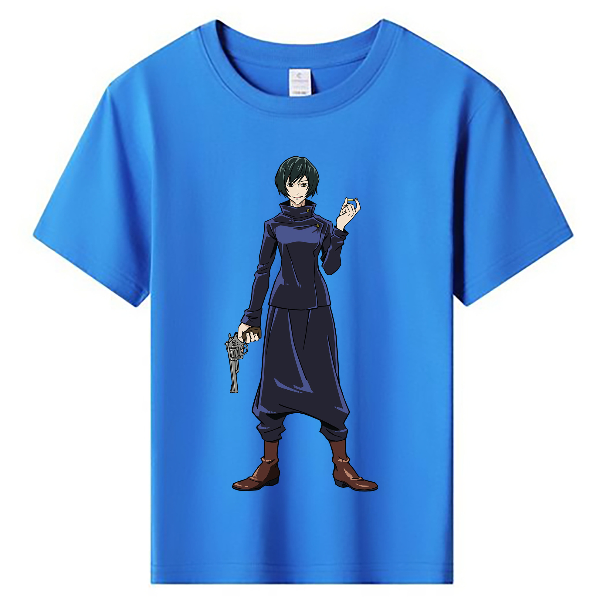 （画像用） 呪術廻戦 Jujutsu Kaisen 綿100％キッズTシャツ（フロントプリント）
